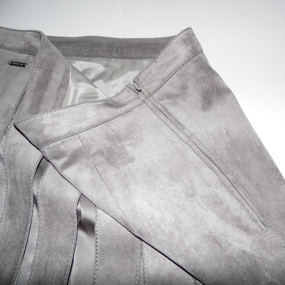 KAPALUA Grey Pleated Skirt sz 6 - Picture 4 of 7